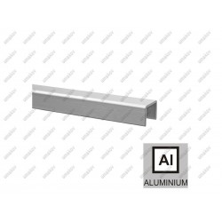 Poręcz aluminiowa al-elox, 18x12-t14-l6100mm