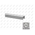 Poręcz aluminiowa AL-elox, 26x20/T22/L6100mm